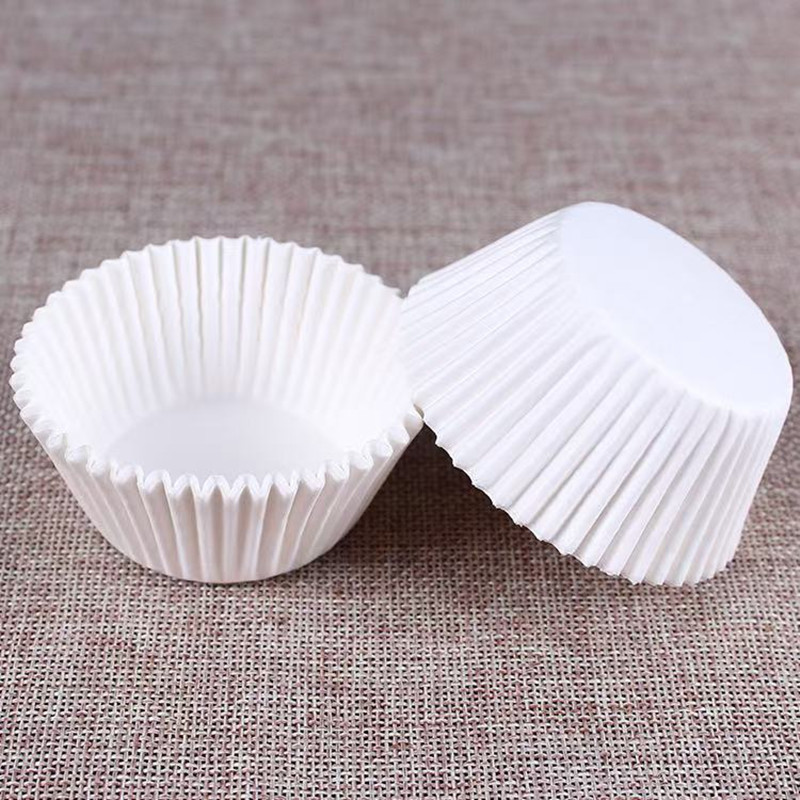 100 Stück reines Backpapier Muffin Papierförmchen groß Schneeflocke Meiniang Kuchen Cup Einweg-Muffin Papiertörtchen - 7