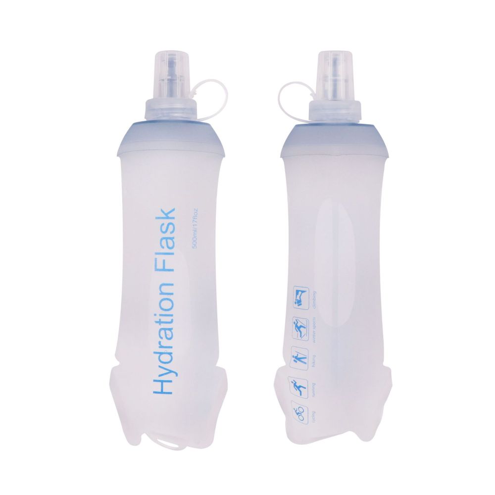 Running Marathon Sports Water Bottle Unisex Outdoor Hydration Hand-held Collapsible Waist Pack Water Bottle Portable Water Bottle - 6