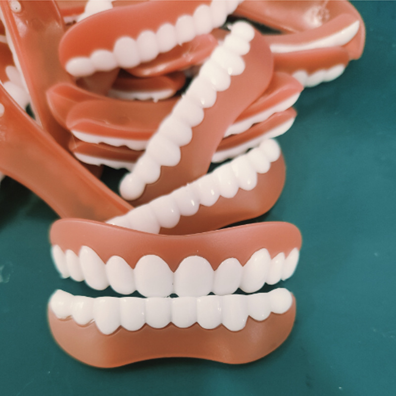Silicone Fake Teeth Cosmetic Set, Temporary Filling and Veneers