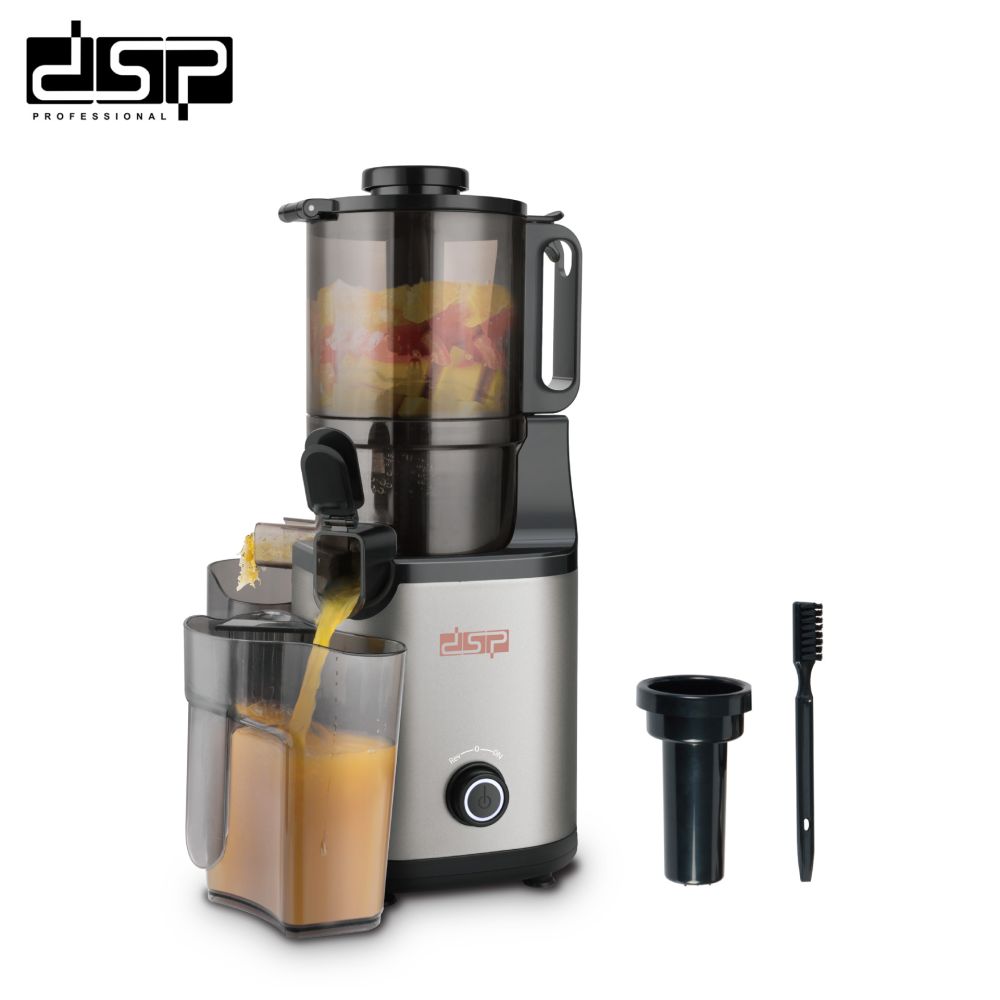 DSP Juicer with Juice-Pulp Separation, Dual Blade Head, Stainless Steel Fruit Juice Press