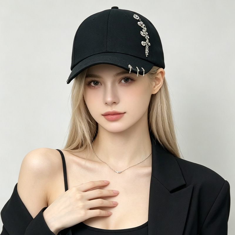 Sınır Ötesi Yeni Stil Kadın Dört Mevsim Rahat Ördek Gagalı Şapka Hip-Hop Tatlı Serin Çok Yönlü Beyzbol Şapkası Spor Güneş Koruma Şapka