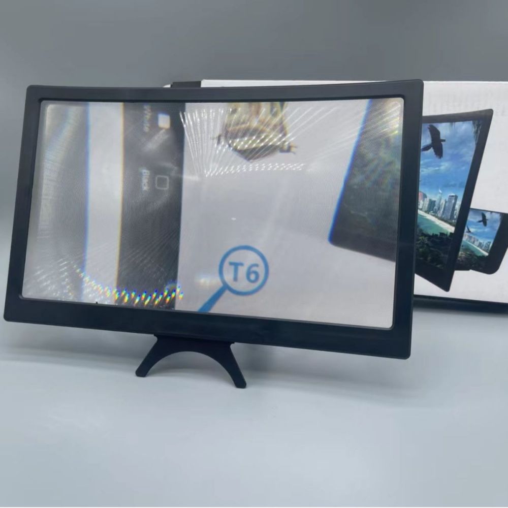 12 inch mobile phone screen special amplifier 14 inch curved screen high definition telescopic plastic bracket cross-border factory special