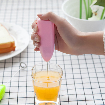 Electric Handheld Home Kitchen Egg Beater Mini Stainless Steel Egg Coffee Milk Tea Mixer - 3