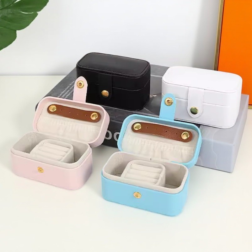 Grenzüberschreitender Amazon-Daumenfinger-Schmuckschatulle mit Magnet für Reisen, tragbar, Hochzeitsring, Ohrstecker, kleine Schmuckschatulle - 5