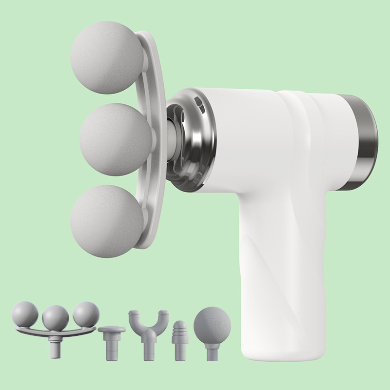 Multi-Head Fascia Gun Electric Mini Massager