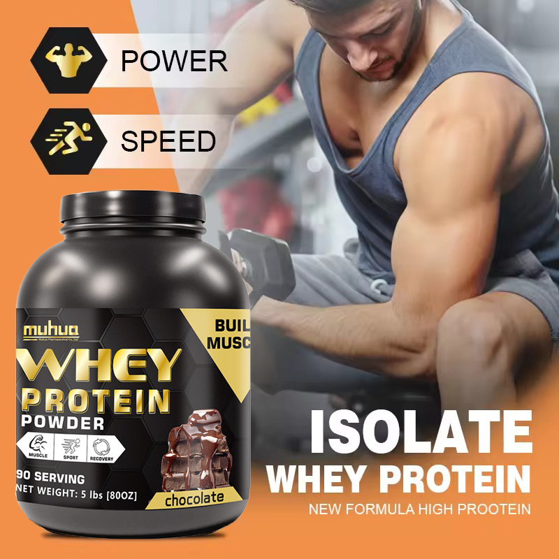 Whey Protein Tozu 5 lbs, Çikolata, Çilek, Vanilya, Matcha Aromalı - 1