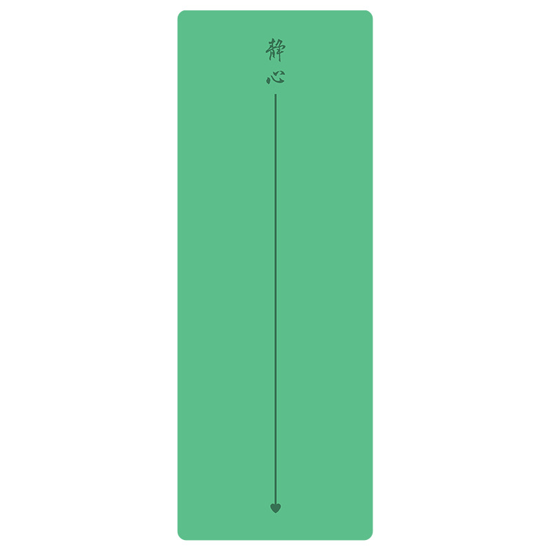 Extra thick PU yoga mat, non-slip, sweat-absorbent