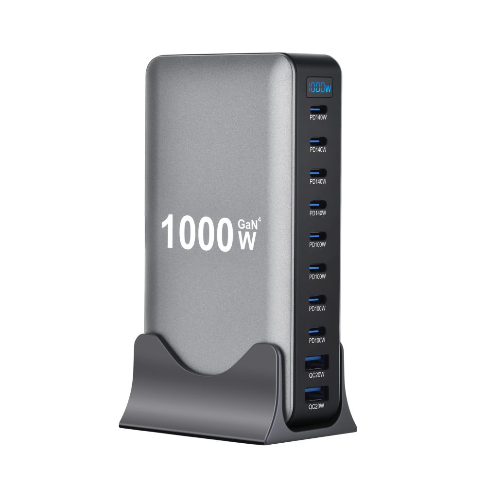 1000W GaN-PD-Ladegerät mit 10 Anschlüssen