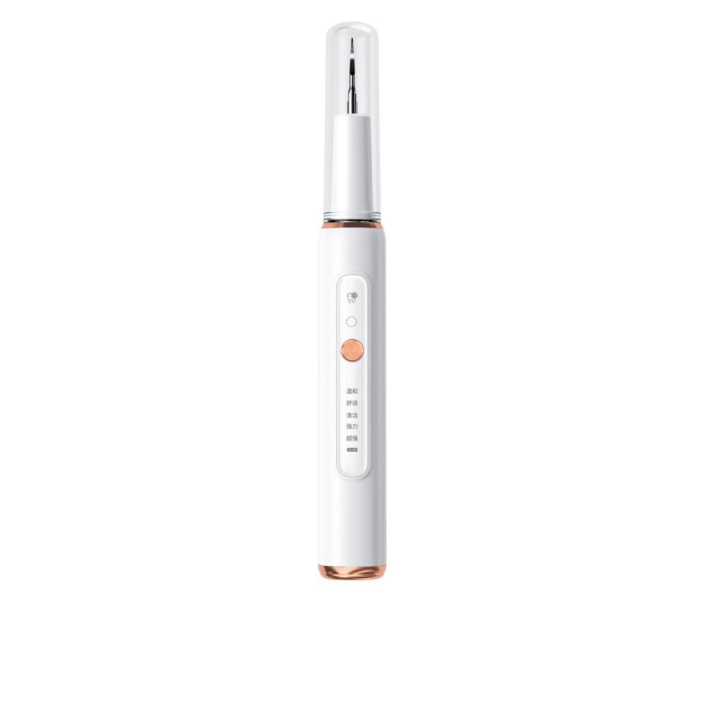 Ultrasonic teeth cleaner and whitening device, household