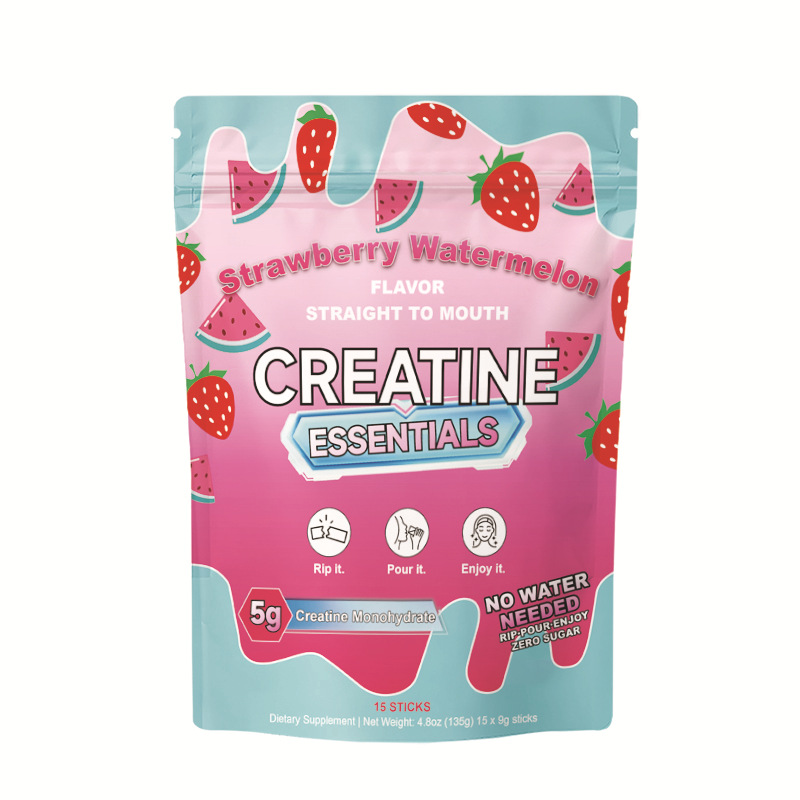 Creatine Monohydrate 即食肌酸粉5g每条零糖便携条装源头工厂oem