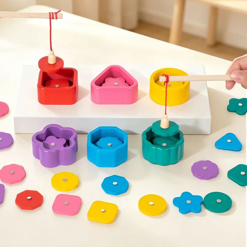 Farben-Formen-Sortierspielzeug mit Bausteinen für Kinder von 1 bis 3 Jahren