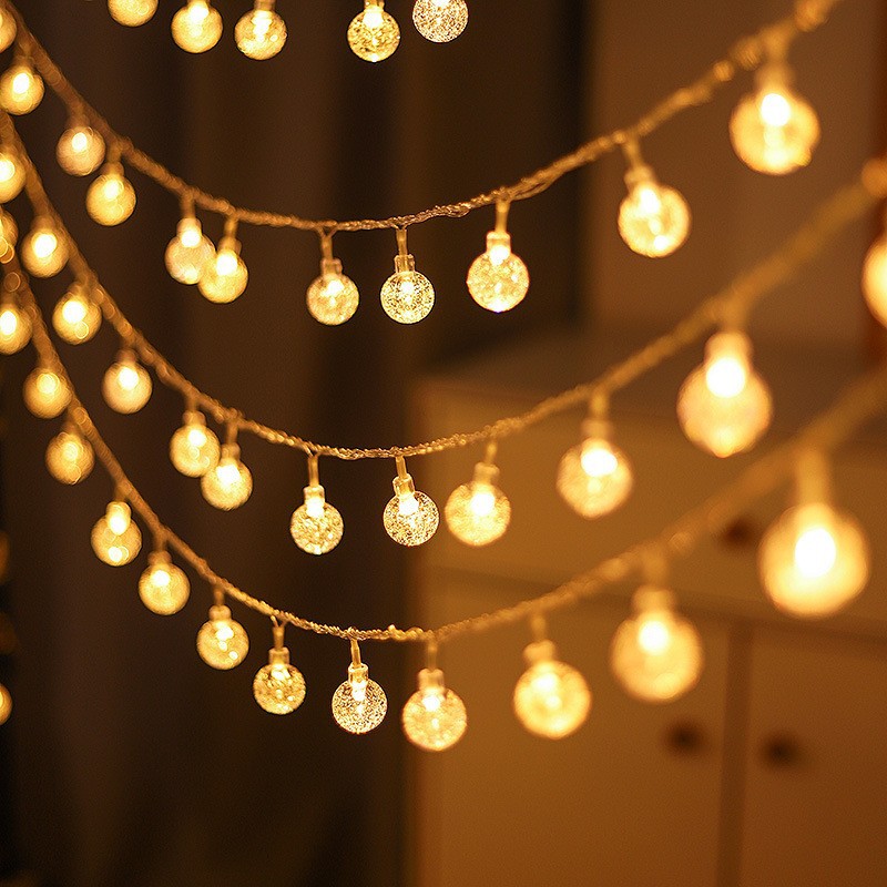 LED küçük renkli ışık dize durak yıldız ışığı kamp tarzı atmosfer ışık dize Noel açık hava festivali dekoratif ışık yanıp sönen ışık pil