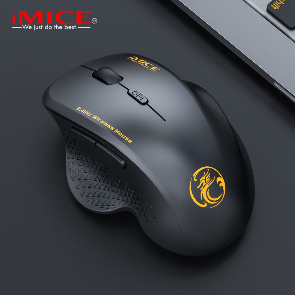 IMICE厂家直供USB跨境2.4G无线鼠标商务办公礼品6键无线游戏鼠标 - 1