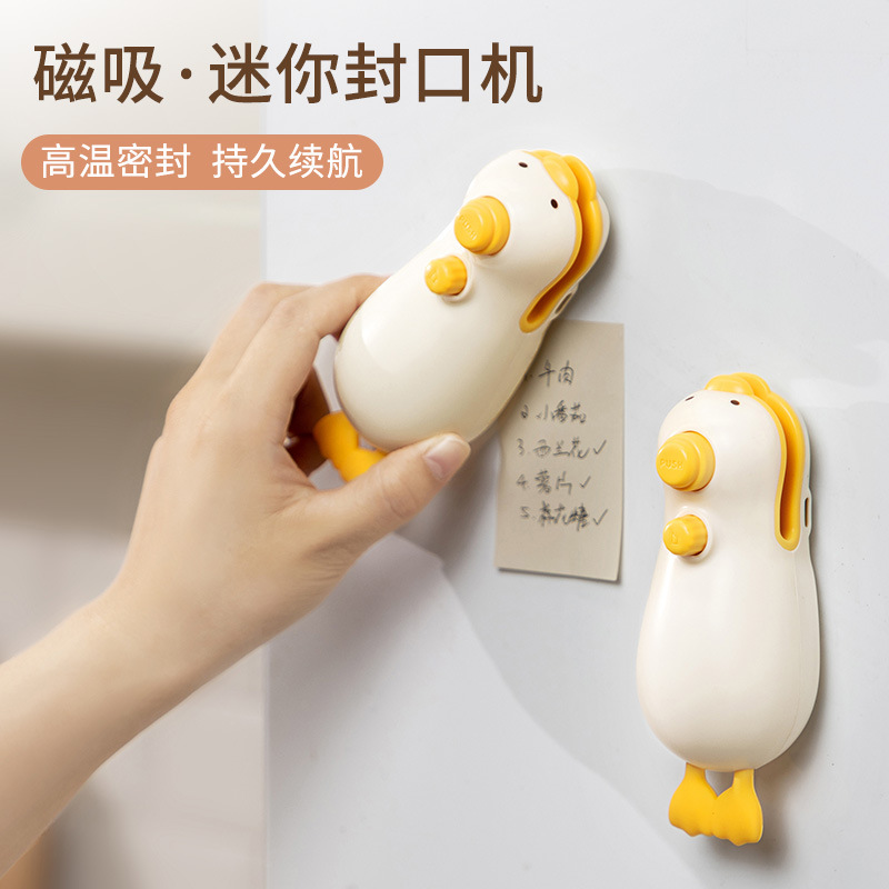 2-in-1 mini sealer machine, magnetic, USB heat