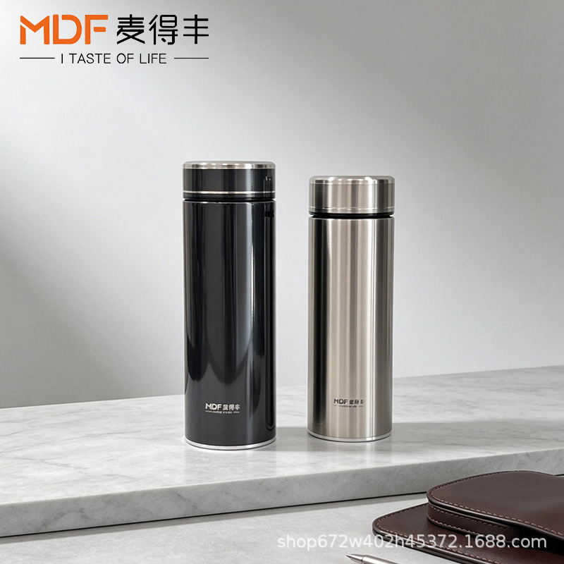 Yeni Model Üreticiden Doğrudan Tedarik Sade Hafif Lüks İş Tipi Termos 304 Paslanmaz Çelik Su Bardağı Kurumsal Yıllık Toplantı Hediyesi Su Bardağı
