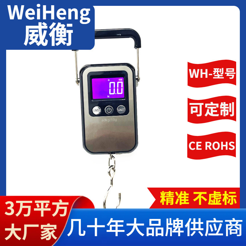 WeiHeng WH-A35 Portable Bluetooth Fishing Scale 60 kg, Rechargeable
