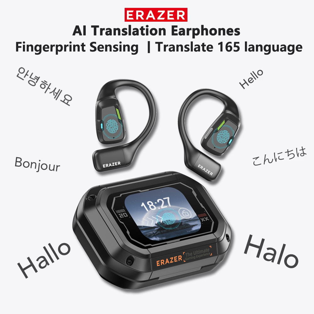 Anomaly XP6 Bluetooth-Kopfhörer mit KI-Übersetzung 165 Sprachen OWS Ohrbügel Hi-Fi Sport-Kopfhörer Cross-Border