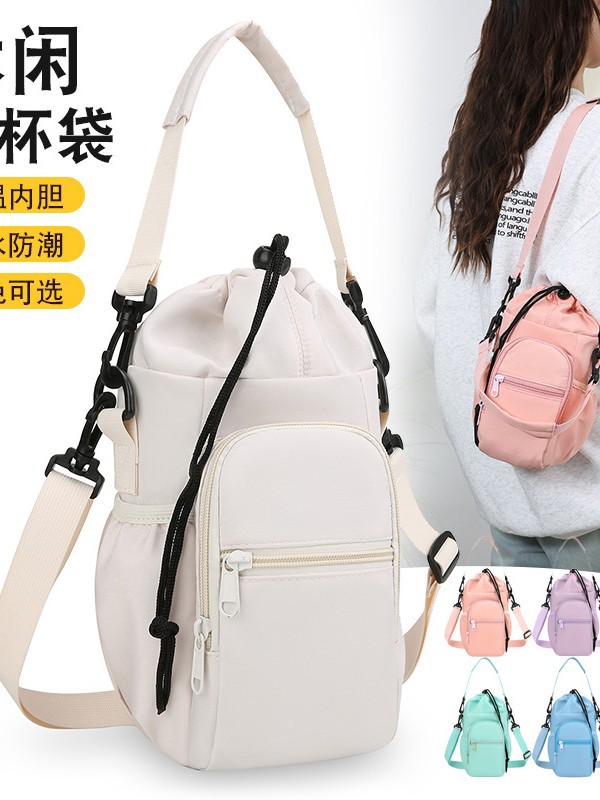 Damenhandytasche Luxus Niedlich Freizeit Isolierte Wasserflaschentasche Nischendesign Modisch Schulter-Umhängetasche für Damen - 4