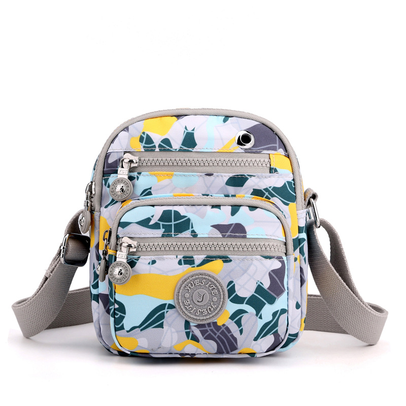 New Oxford Fabric Women's Mini Casual Crossbody Phone Bag Fashion Nylon Bag Single Shoulder Adjustable Waterproof Canvas Bag - 8