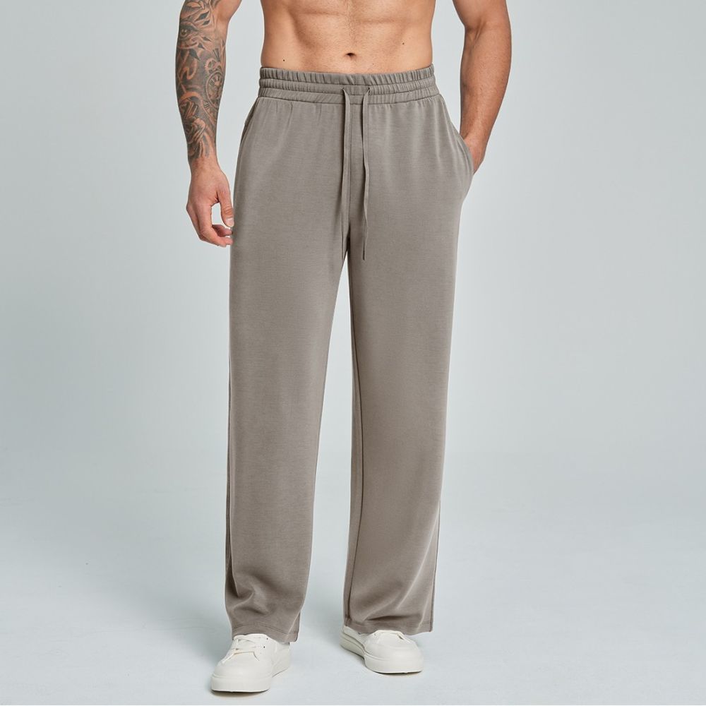 Erkek Modal Spor Pantolon, Nefes Alabilen, Düz Paça, Model 5090