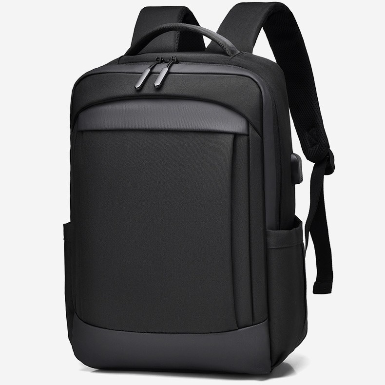 Cross-border trend men's backpack daily fashion 15.6 inch laptop business backpack simple backpack - 1