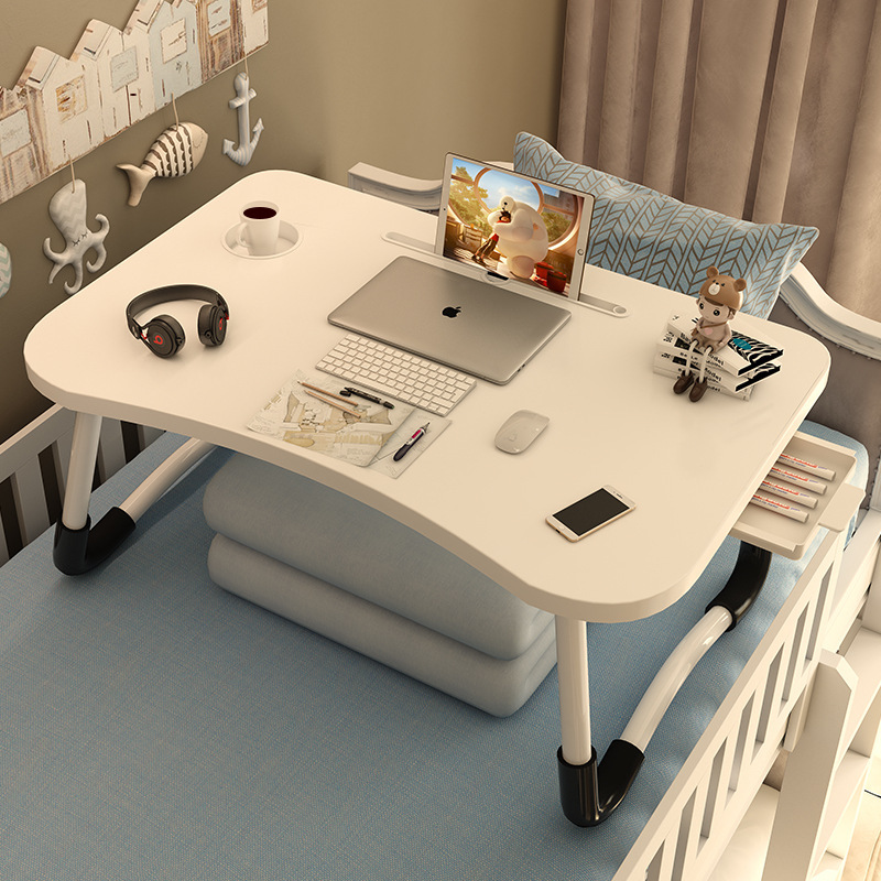 Laptop table bed folding table lazy small table bedroom sitting dormitory student home study desk