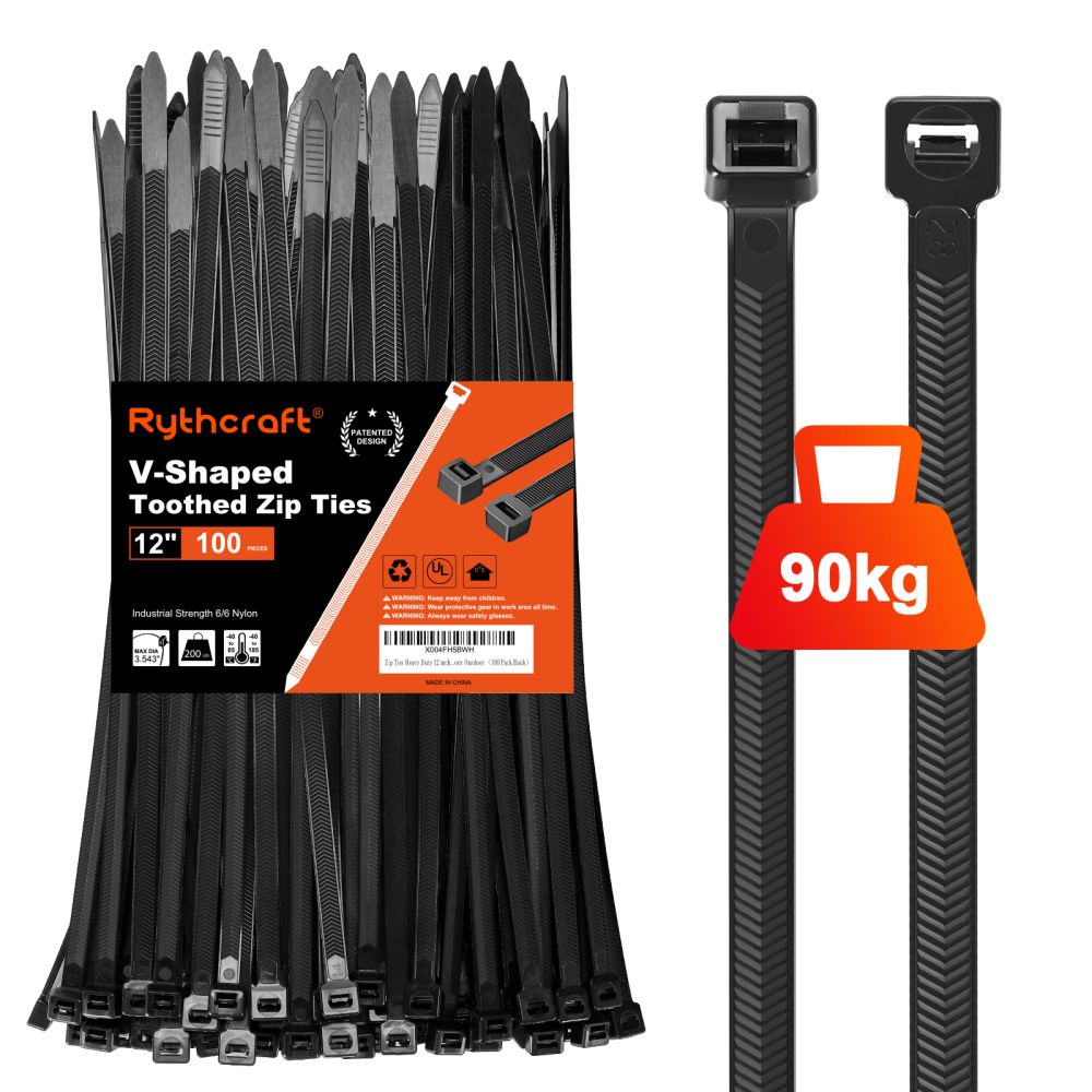 7,6*300 mm selbstverriegelnder Nylon-Kabelbinder