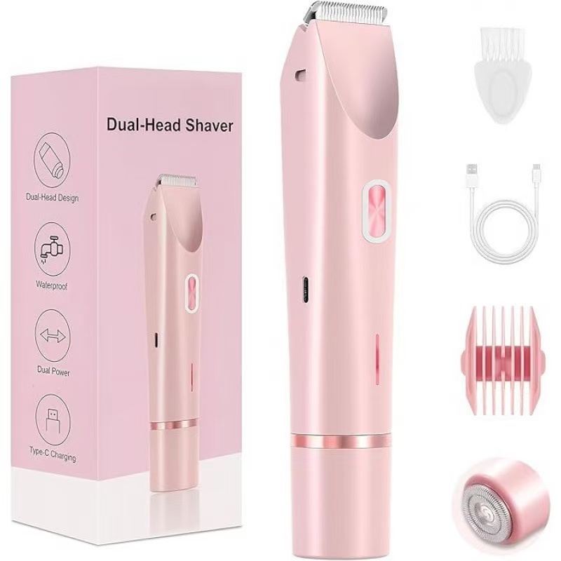 Waterproof Electric Double-Head Hair Remover for Women