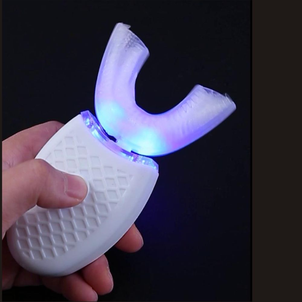 Smart U-Shaped Electric Toothbrush, Wireless Rechargeable, Mouthpiece Type
