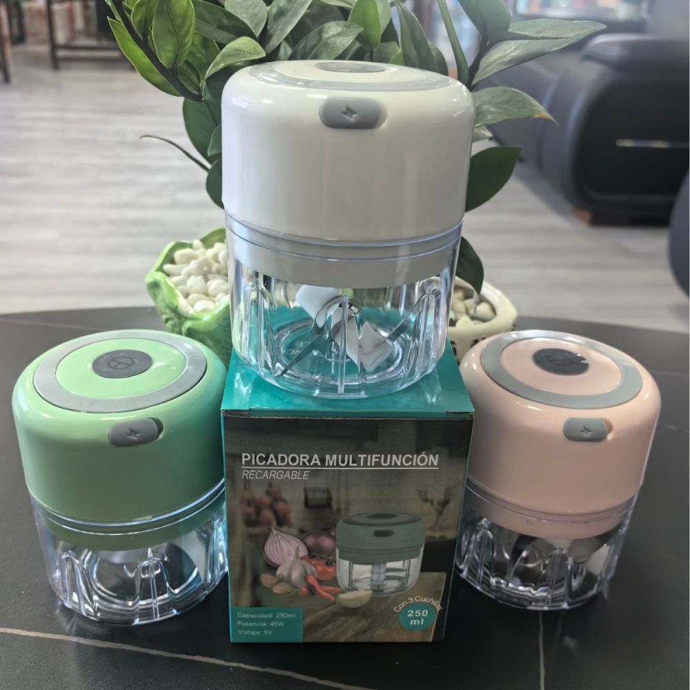 Wireless Electric Garlic Mincer Multifunctional Garlic Crusher Meat Grinder Kitchen Food Processor Blender Garlic Paste Maker - 1