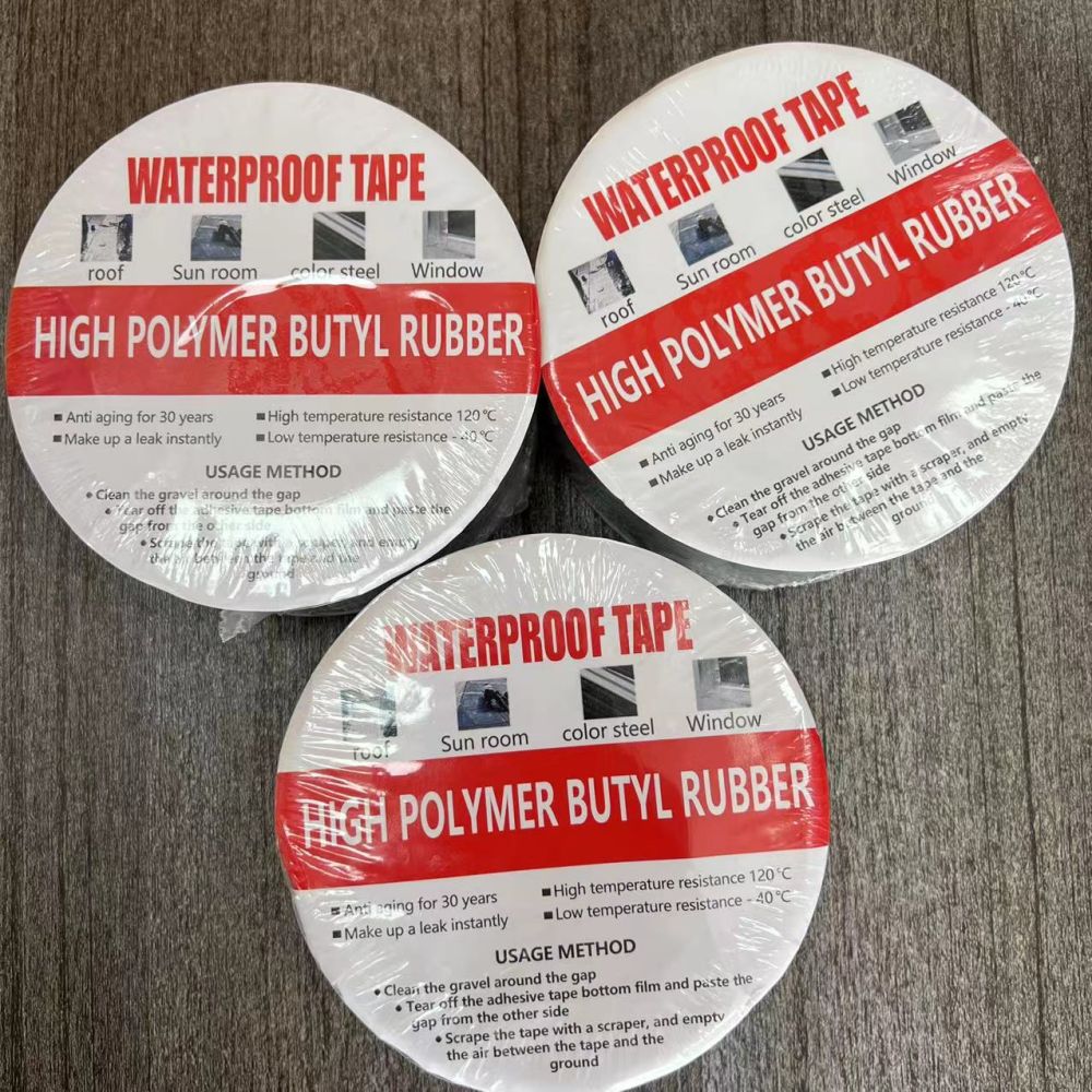 Self-Adhesive Roof Waterproofing Membrane with Butyl Tape