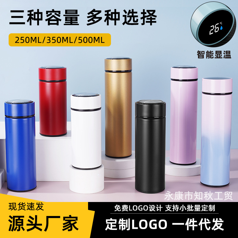Thermos Cup, 304 Stainless Steel, Smart Temperature