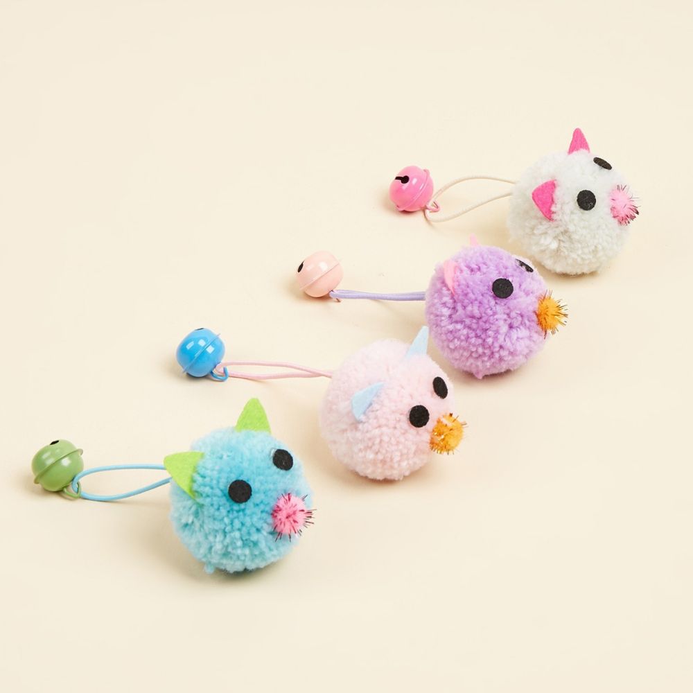 Mouse Cat Toy with Bell, Self-Play for Boredom Relief - 3