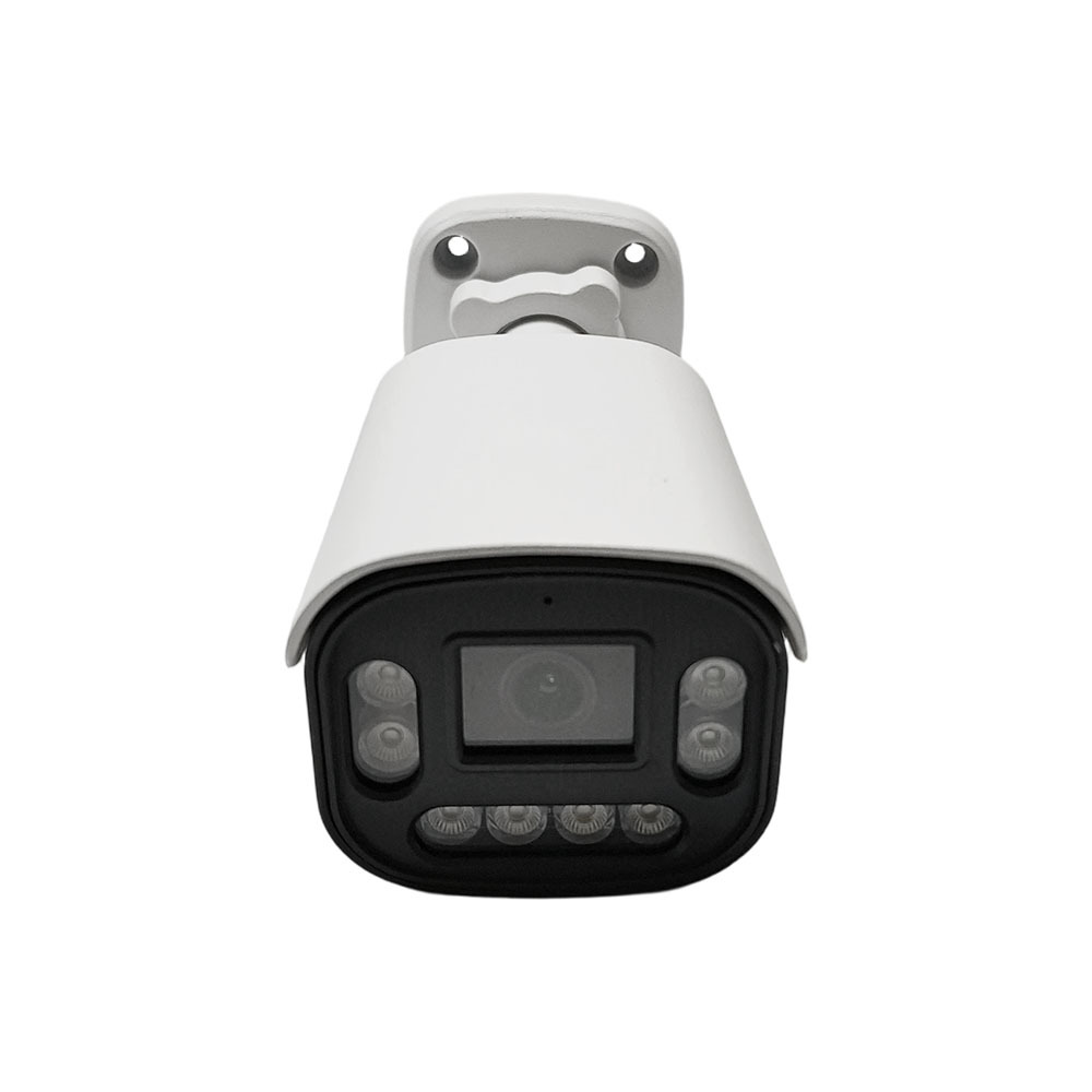 Ağ Gözetim Kamerası Ses Çıkışı Dual Light 4MP 5MP 8MP 4K Tam Renkli Su Geçirmez Dış Mekan POE Kamerası