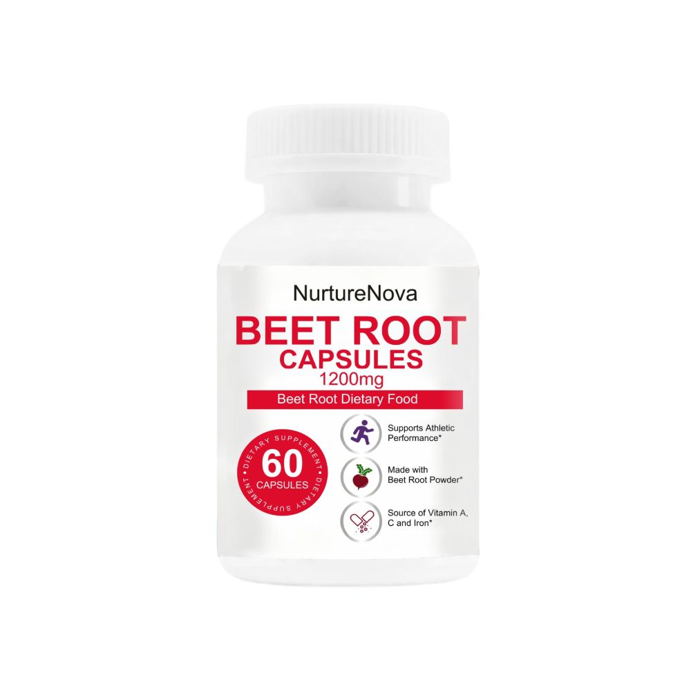 Cross-border supply factory beetroot capsules Beet root Capsules 60 pcs in stock source factory