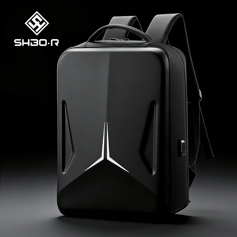Cross-Border Hard Shell Business Backpack for Men Large Capacity Casual Daypack College Student 16 inch Gaming Laptop Backpack