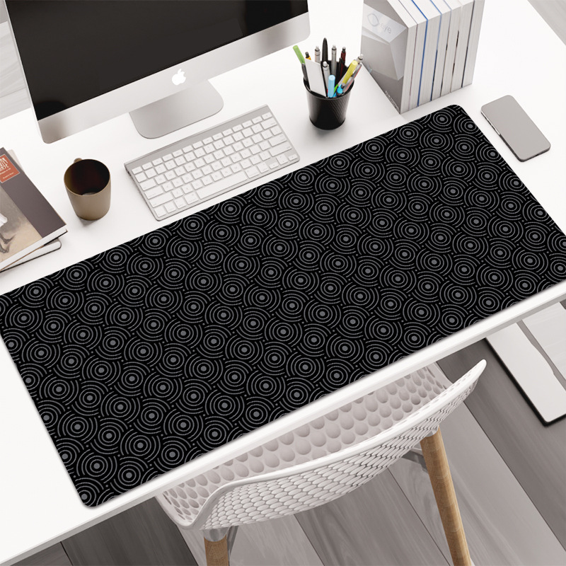 Japon Tarzı Mouse Pad Süper Büyük Boy Erkek Siyah Oyun E-Spor Oyun Klavye Pedi Bilgisayar Masa Üstü Ped Mat