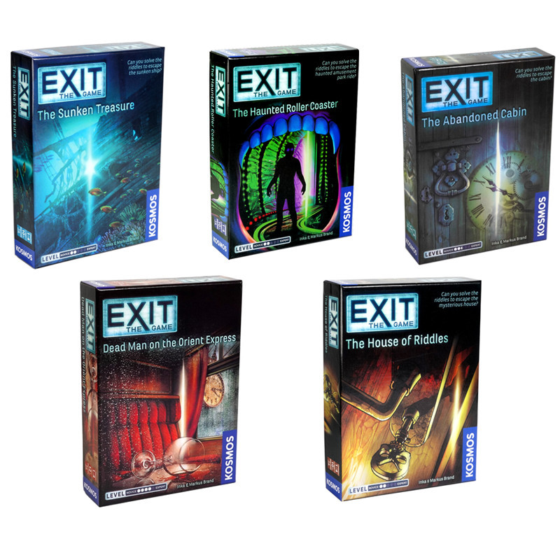 THE EXIT GAME Family Escape Room Card Game, English Edition