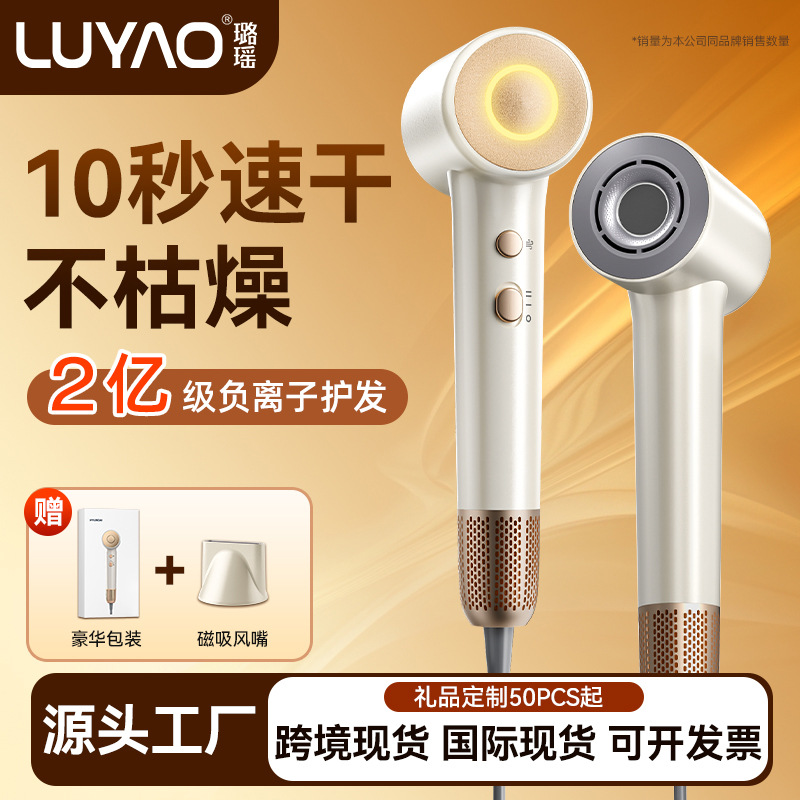 Negative Ion Hair Dryer, High Power, Hair-Safe, Portable