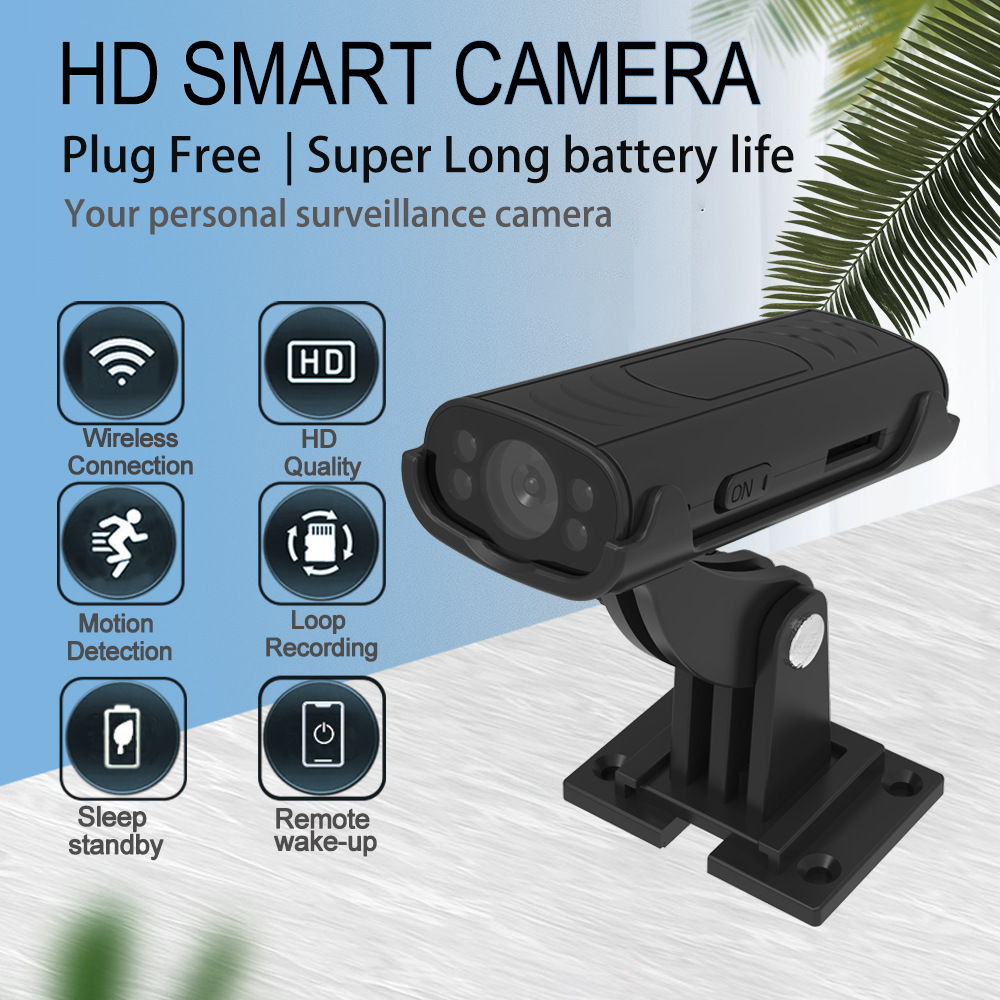 Wireless camera, WiFi, HD night vision, smartphone remote