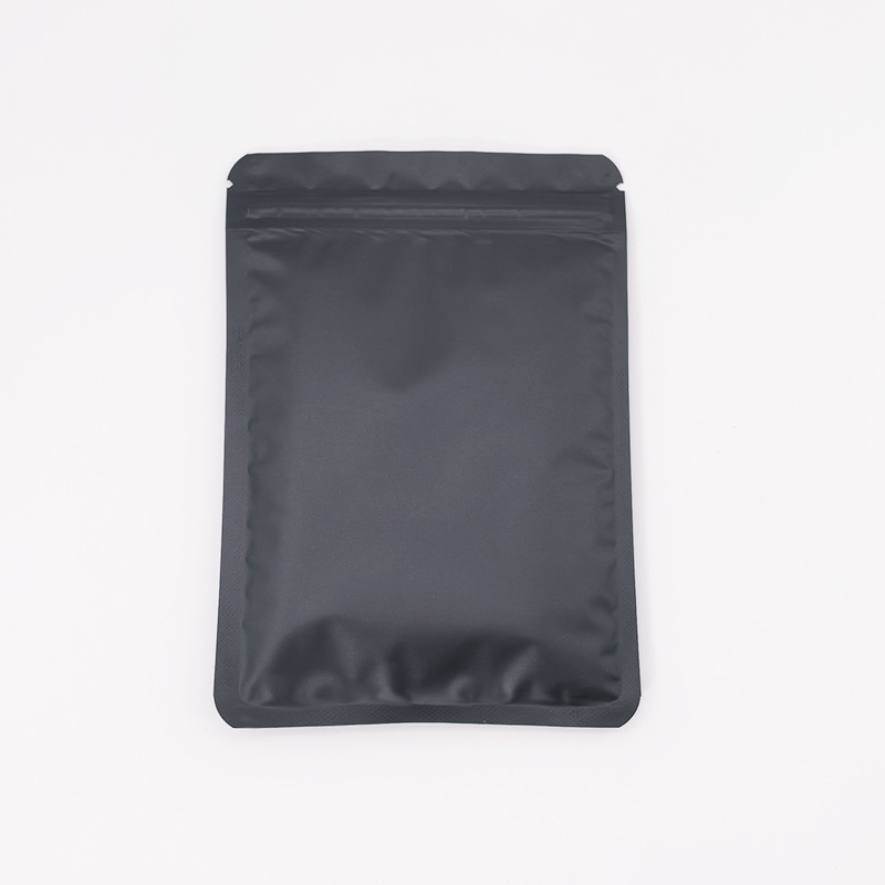 Renkli buzlu alüminyum folyo kilitli torba mat çift taraflı alüminize kemik torbası gıda ambalaj torbası takı mühürlü plastik torba - 6