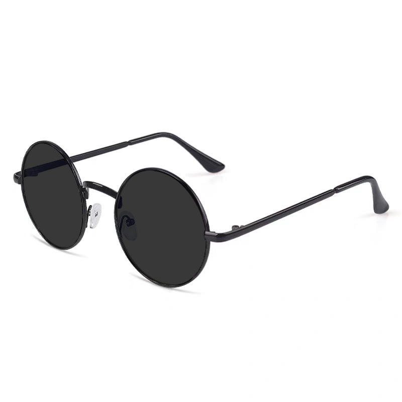 Herrensonnenbrille Retro Rundrahmen polarisierte Sonnenbrille UV-Schutz Blendschutz HD-Fahrbrille Fahrerbrille - 6
