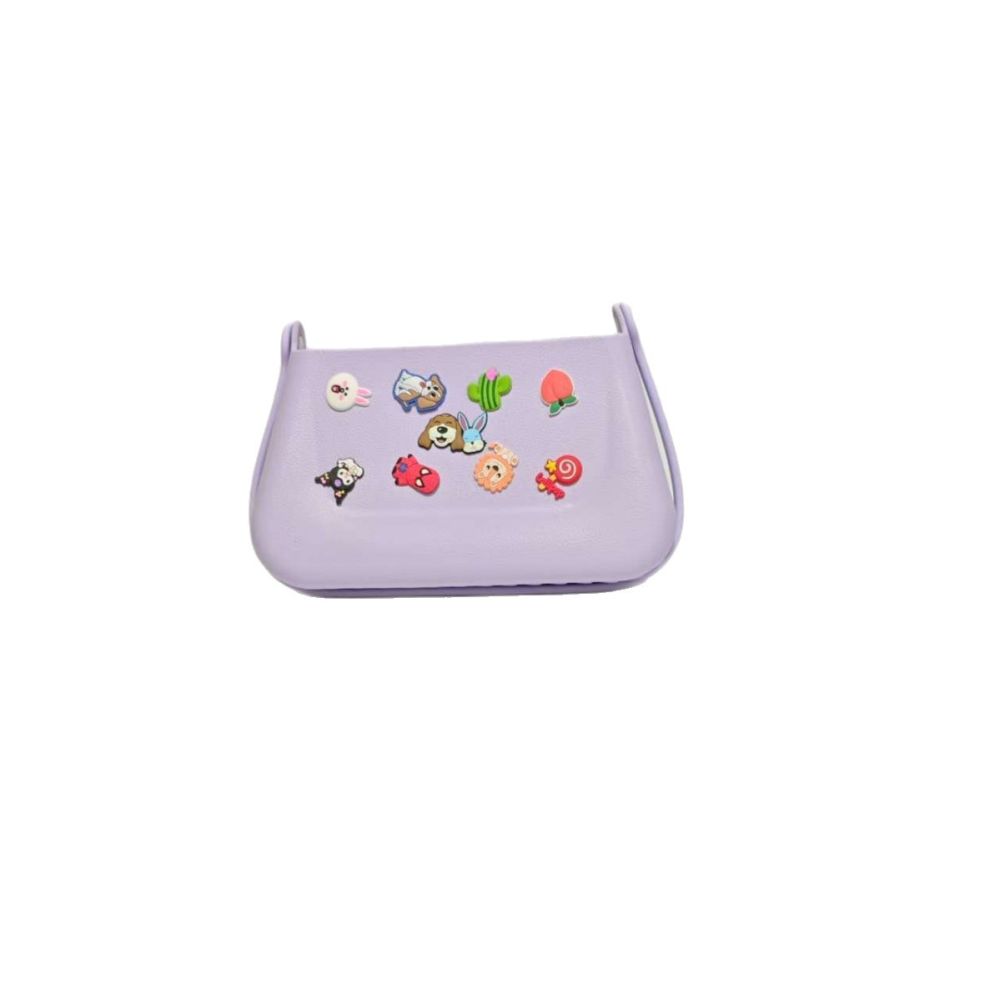 EVA Handtasche mit Tragegriff, Trend-Kosmetiktasche mit Lochdesign, Schultertasche, DIY-fähig, Cartoon-Zubehör, Umhängetasche, Lagerbestand verfügbar - 5