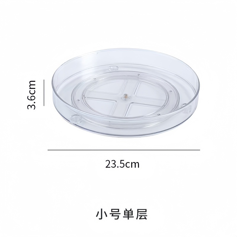 Cross-border multifunctional rotating storage shelf kitchen countertop spice box storage tray cosmetic storage rack non-slip pickup - 8