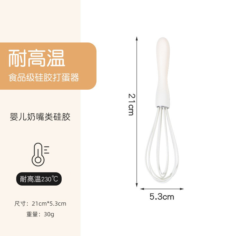Silikon pişirme 3 parçalı kek kremalı spatula kazıyıcı mutfak ev yumurta çırpıcı barbekü yağ fırçası gadget - 9