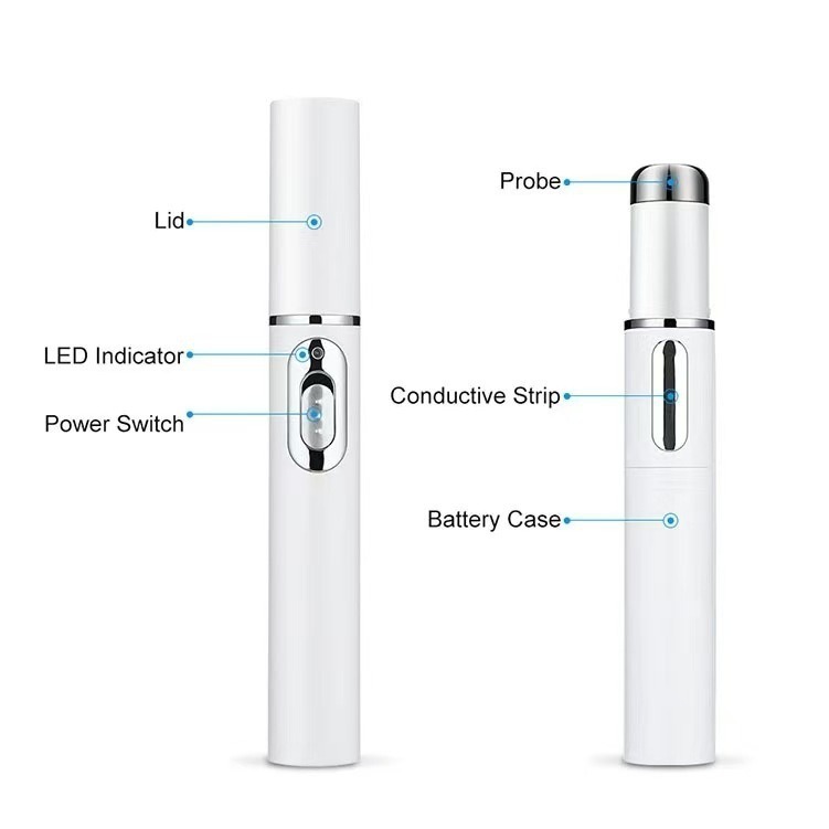 Cross Border KD-7910 Bluetooth Göz Masaj Kalemi Göz Masaj Cihazı Güzelleştirme Masajı Isıtmalı Cihaz