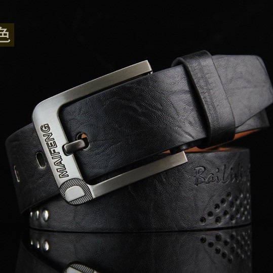 Neuer Export-Querborder-Casual-Herrengürtel, Vintage-Nadelbuckel-Taillengurt, Retro-Niet-Hose-Gurt, Herstellerlagerbestand
