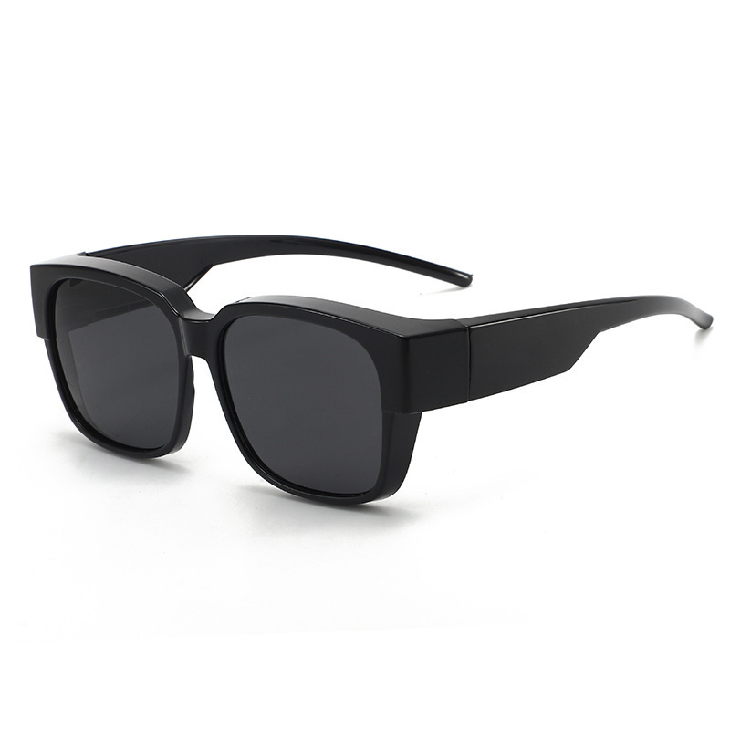 Miyopi Sonnenbrille, polarisierte Sonnenbrille mit großem Rahmen gegen Blendung für Männer und Frauen, Sonnenbrille mit Clip zum Autofahren und Angeln - 6