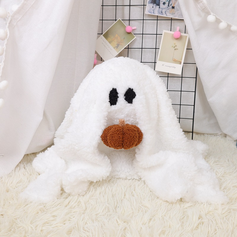 Halloween Ghost Pumpkin Plush Pillow