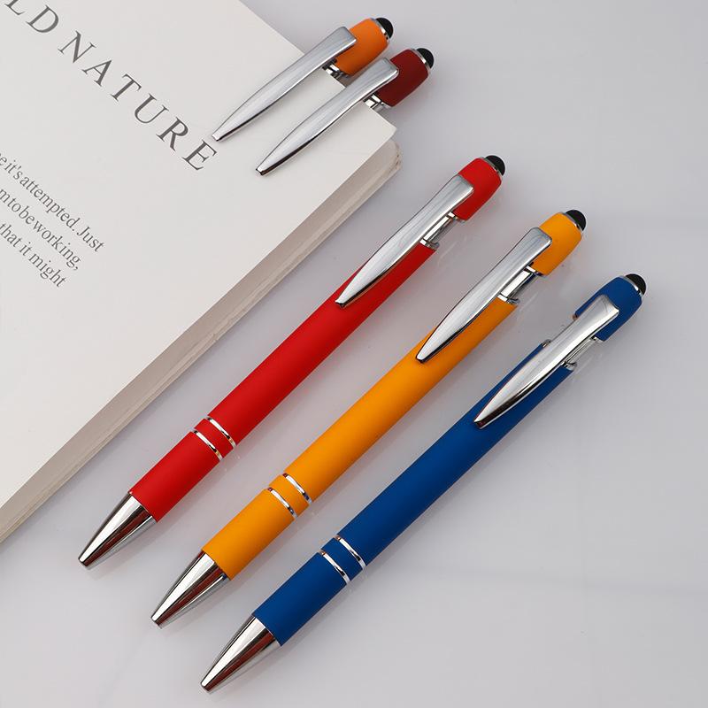 High quality Maggi pen advertising pen aluminum rod pen press metal pen in stock popular cross-border ballpoint pen